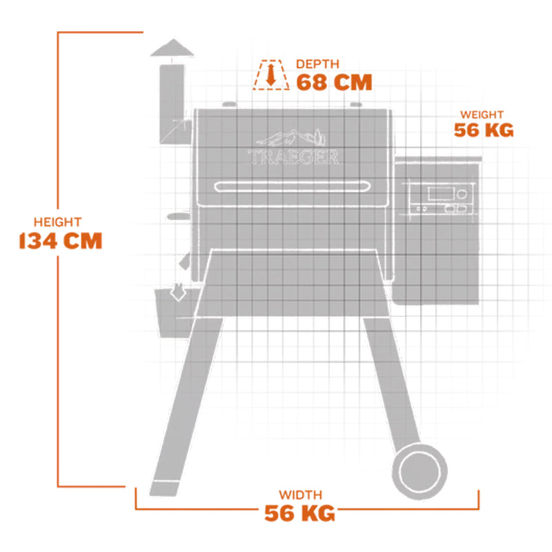 TRAEGER Pro D2 575 Pelletgrill